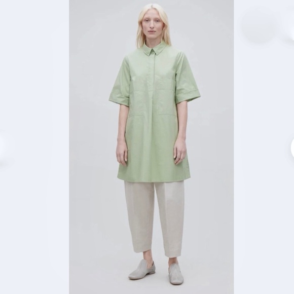 COS Casual A-line Pocket Dress In Charcoal Size 4 - Picture 14 of 15